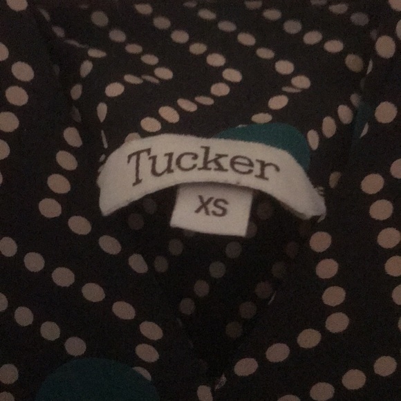 Tucker dress  w/elastic waist. 38” shoulder to hem, 6” mid slit - Picture 2 of 2